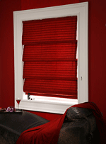Hobbled Roman Shade in Fusion Fabrics