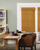 Handspun Gold Rollup Blinds