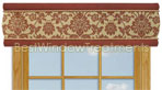 Charleston Scarlett with Scarlett Border Cornice