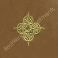 Truzzi Brushed Gold/Gold Swatch