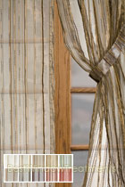 Allegra Chocolate Curtain Panel