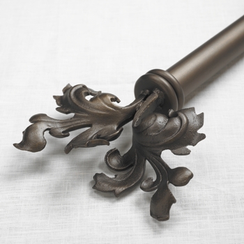 Custom Outdoor 1 5 Quot Iron Curtain Rod In 3 Finishes