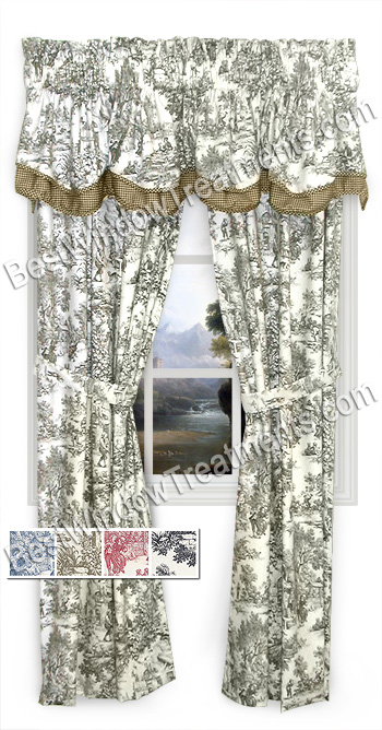 TOILE CURTAINS FOR YOUR FRENCH CHIC BEDROOM