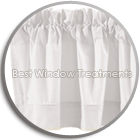 Classic White Valance, Curtain Panels, Throw and Pillow