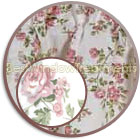 Flower Bouquet Valance and Quilted Pillow