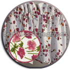 Lovely Day Curtains, Tiers, Valance, Swags, Table Linens and Fabric Basket