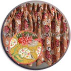 Royal Garden Curtains, Tiers, Valance, Swags, Table Linens, and Fabric Basket