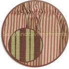 Stars and Stripes Valance, Throw and Quilted Pillow