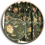 Windsor Hunter Green Valance, 2 Curtain Panel Sets, Throw and Pillows
