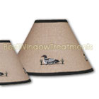 Loon Embroidered Lampshades