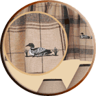 Loon Embroidery Valance, Table Linens & Rugs