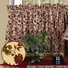 Carriage Floral Tier Curtains