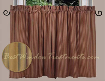 Colonial Nantucket Tier Curtains
