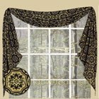 Ecru Jacquard Fishtail Swag
