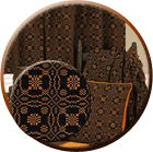 Lover's Knot Tier Curtains, Valance, Table Linens, Afghan