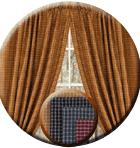 Jamestown Check Curtain Panels, Fishtail Swag, Tiers, Swag Curtains, Valance