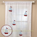 Sailing the Ocean Blue Curtain Panel
