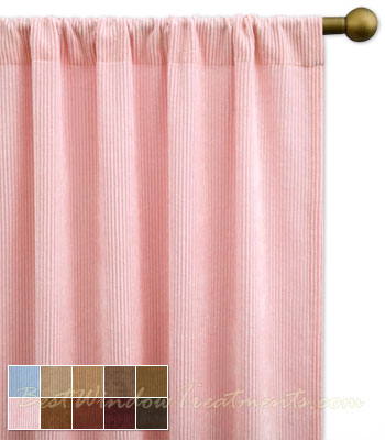Cordova Pink Curtain Panel