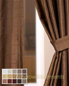 Cresent Heights Chocolate Curtain Panel