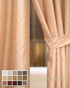 Cresent Heights Straw Curtain Panel