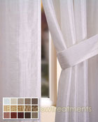 Cresent Heights White Curtain Panel
