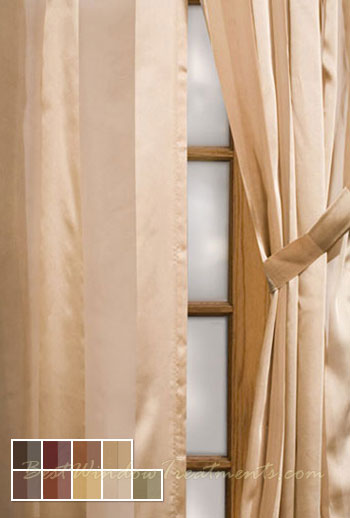 Fiji Champagne Curtain Panel