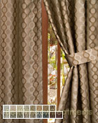 Rockafeller Sand Curtain Panel