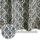 Black Brocade Valance