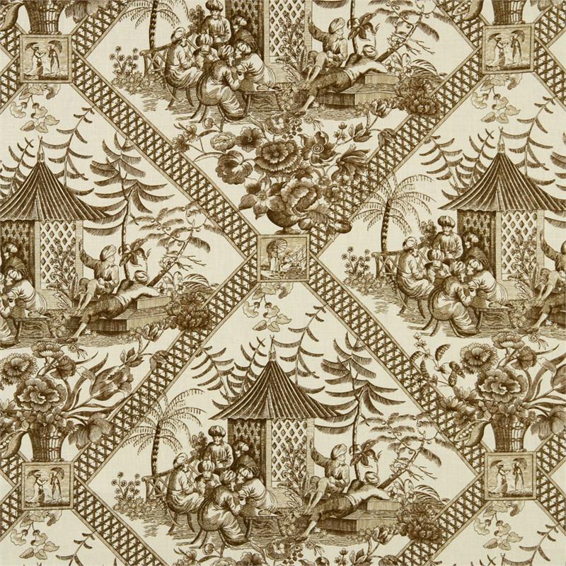 Tavern Toile Designs Fabric by the Yard
