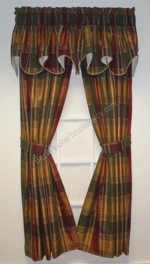 Custom Boroughs Welsh Plaid Curtain Panel
