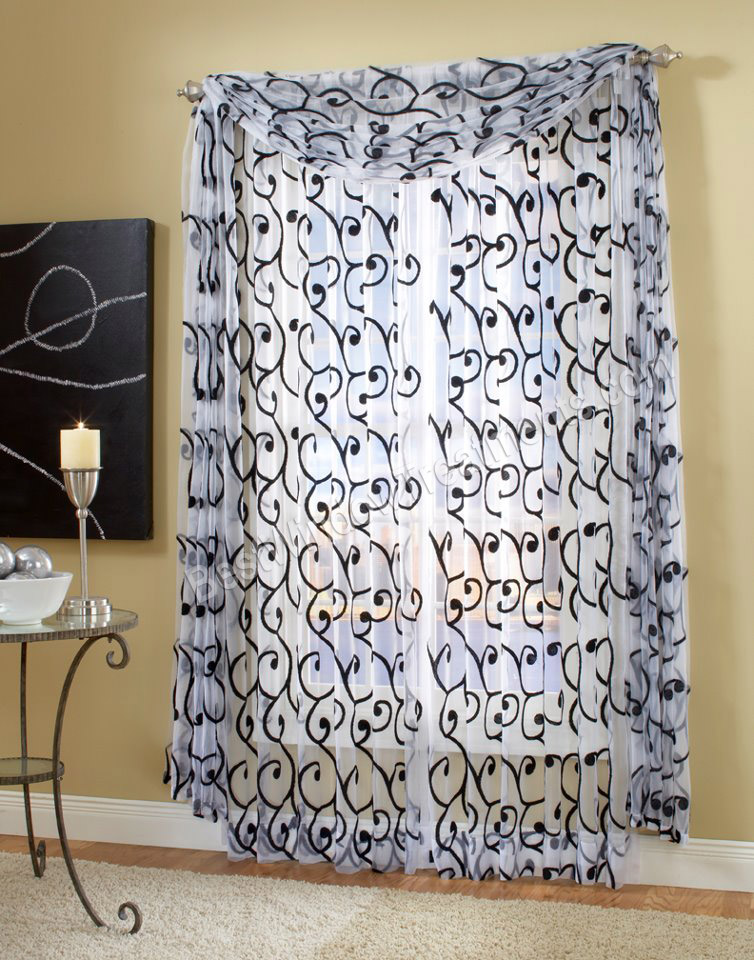 Queens Road Scarf Swag Window Topper