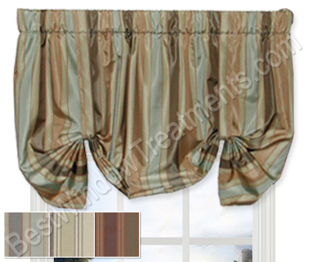 Brown Ruffle Shower Curtain 