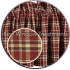 Woodcreek Valance, Throw and Coordinating Pillows