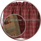 Northern Cedar Valance, Throw and Quilted Pillow