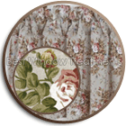 Sage Garden Trellis Valance, Throw and Quilted Pillow